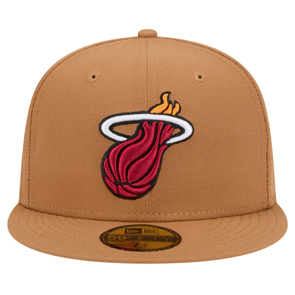 Miami Heat Color Pack 59FIFTY Fitted Hat Tan - NBA