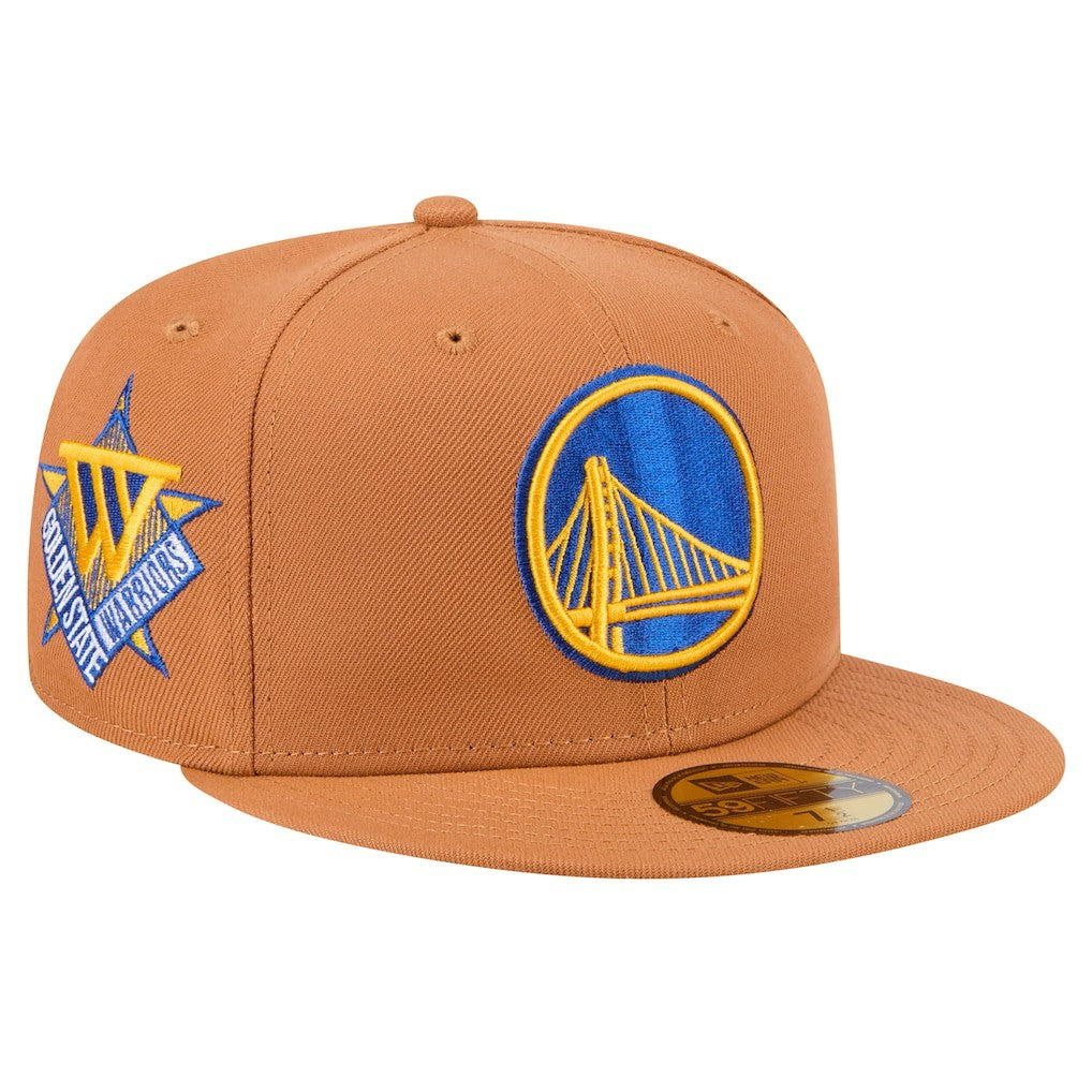 Golden State Warriors Color Pack 59FIFTY Fitted Hat Tan - NBA