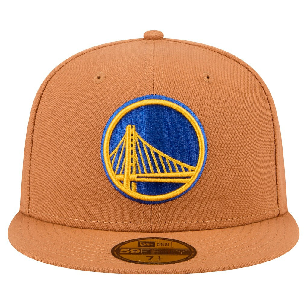Golden State Warriors Color Pack 59FIFTY Fitted Hat Tan - NBA