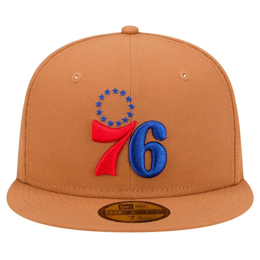 Philadelphia 76ers Color Pack 59FIFTY Fitted Hat Tan - NBA