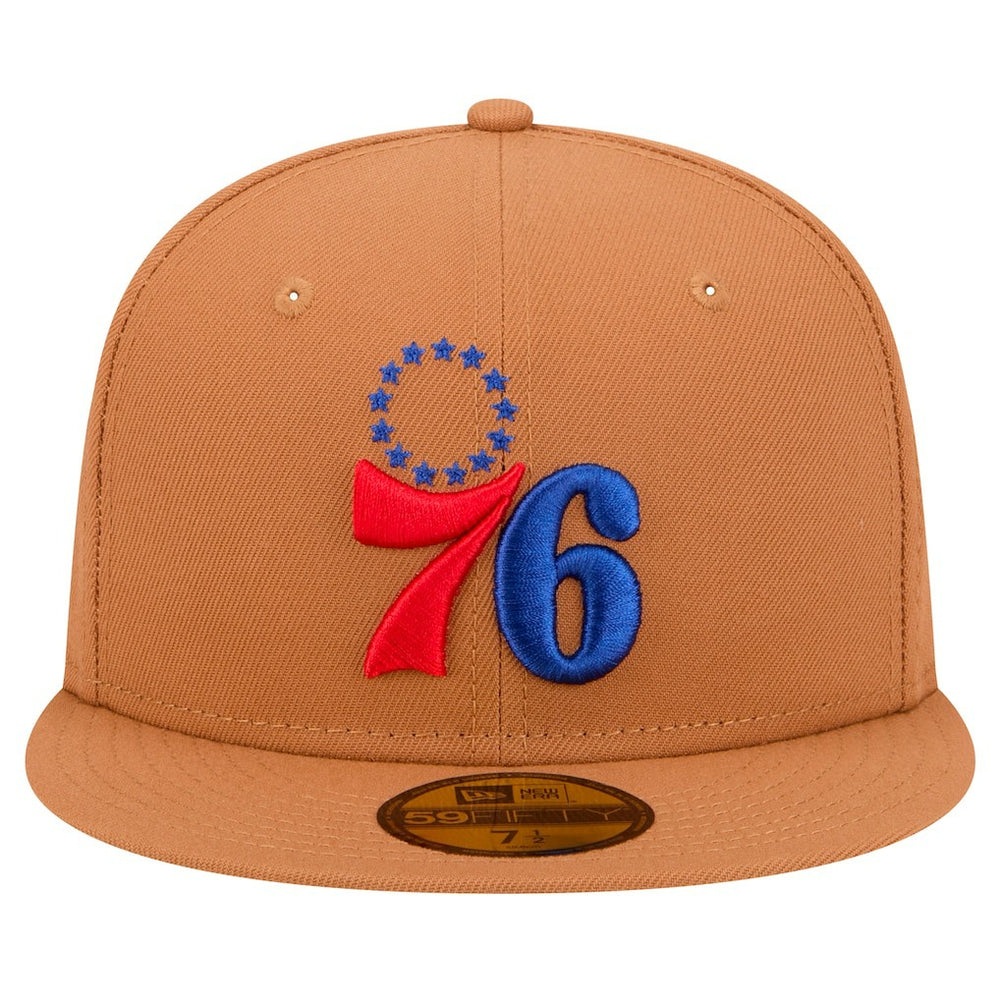 Philadelphia 76ers Color Pack 59FIFTY Fitted Hat Tan - NBA