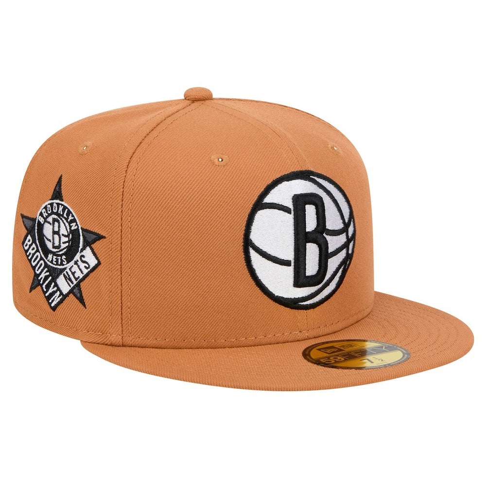 Brooklyn Nets Color Pack 59FIFTY Fitted Hat Tan - NBA