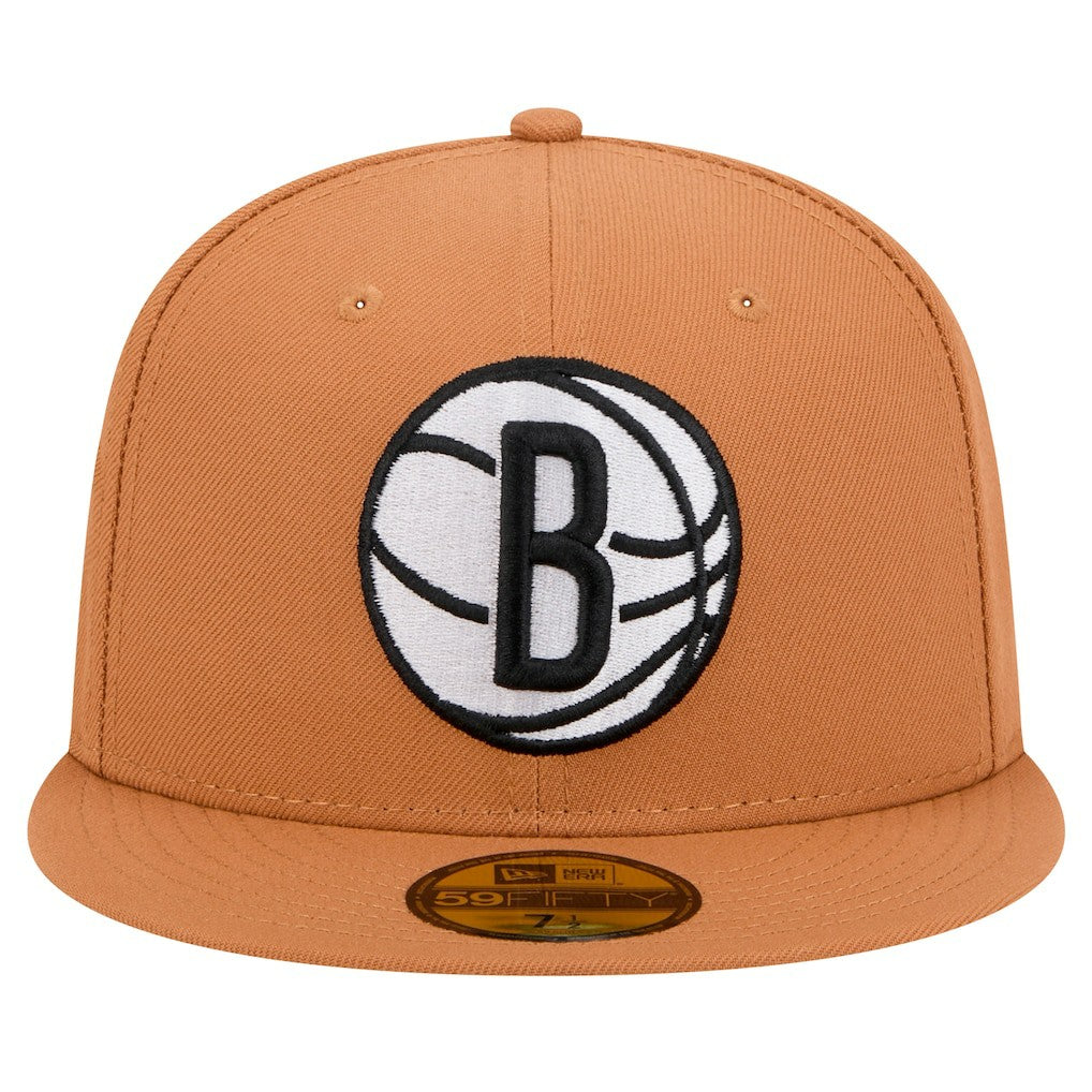 Brooklyn Nets Color Pack 59FIFTY Fitted Hat Tan - NBA