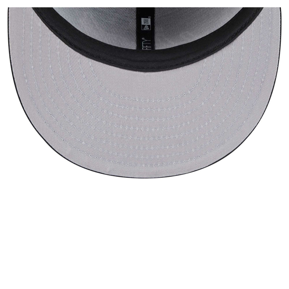 Miami Heat Sport Night Script Sided 59FIFTY Fitted Hat Black - NBA