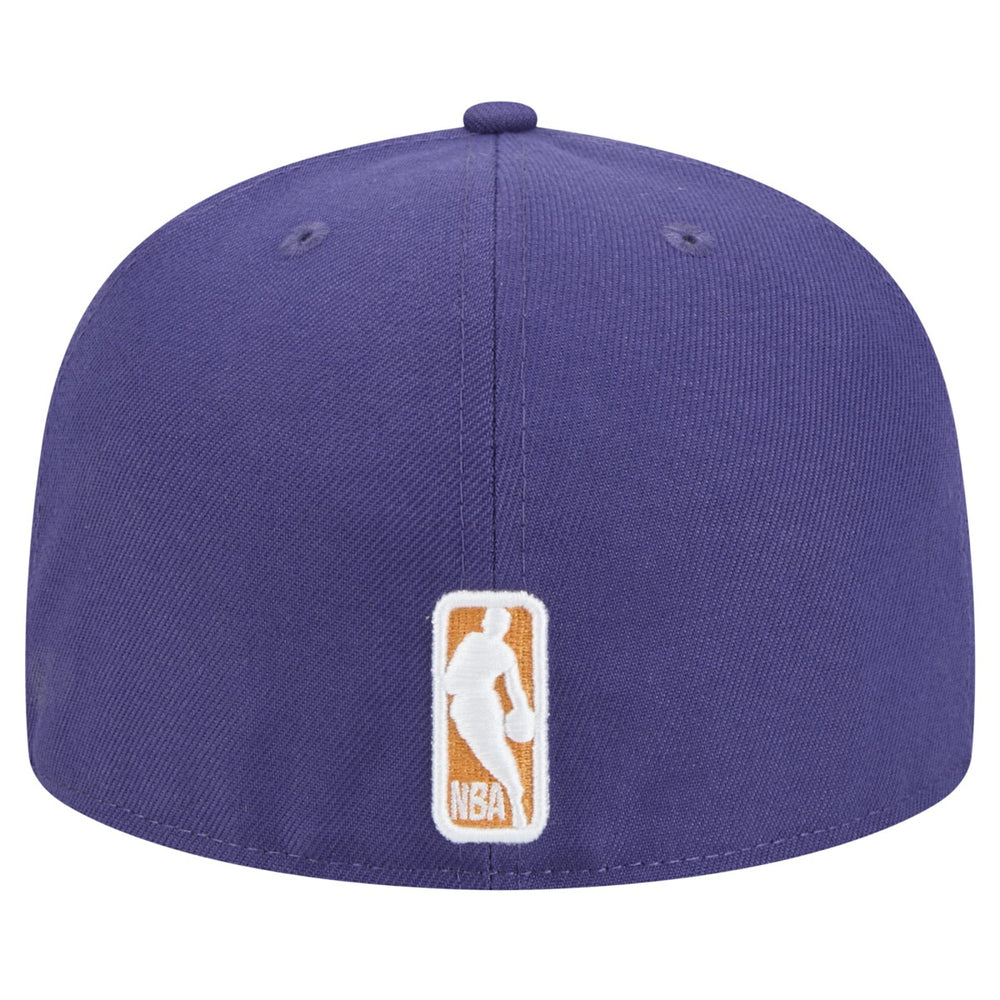 Phoenix Suns Sport Night Script Sided 59FIFTY Fitted Hat Purple - NBA