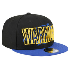 Golden State Warriors Sport Night Splatter 2-Tone 9FIFTY Snapback Hat Black/Royal - NBA