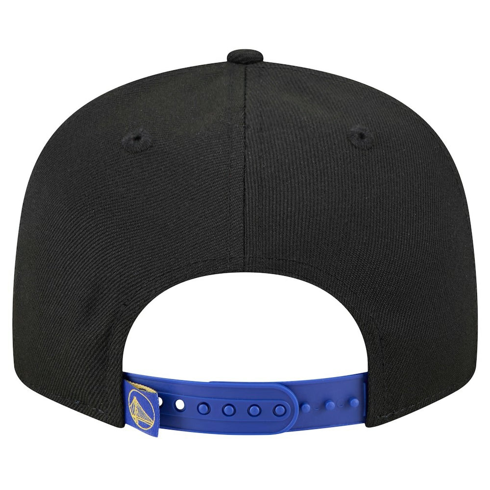Golden State Warriors Sport Night Splatter 2-Tone 9FIFTY Snapback Hat Black/Royal - NBA