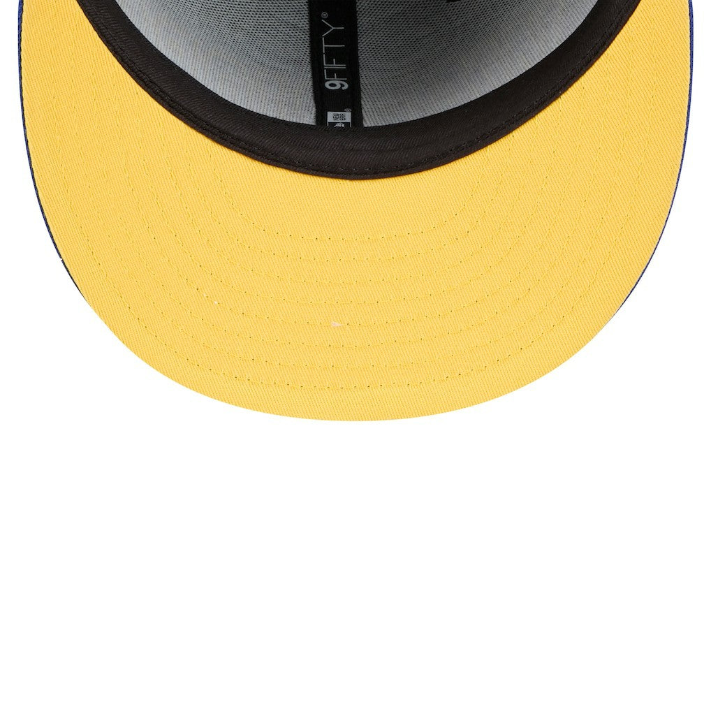 Golden State Warriors Sport Night Splatter 2-Tone 9FIFTY Snapback Hat Black/Royal - NBA