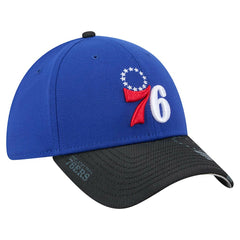Philadelphia 76ers Sport Night Visor Hit 39THIRTY Flex Hat Royal/Black - NBA