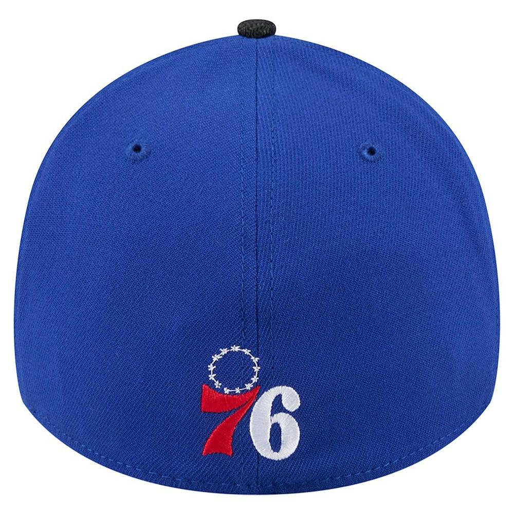 Philadelphia 76ers Sport Night Visor Hit 39THIRTY Flex Hat Royal/Black - NBA