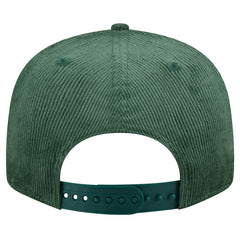 Milwaukee Bucks Throwback Display Corduroy 9FIFTY Snapback Hat Hunter Green - NBA