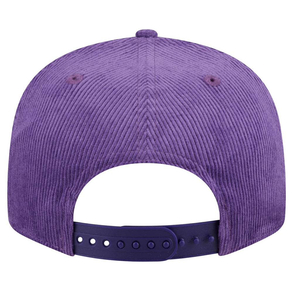 Los Angeles Lakers Throwback Display Corduroy 9FIFTY Snapback Hat Purple - NBA