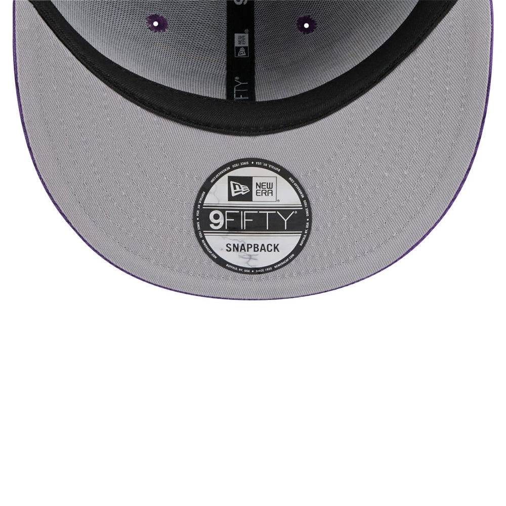 Los Angeles Lakers Throwback Display Corduroy 9FIFTY Snapback Hat Purple - NBA