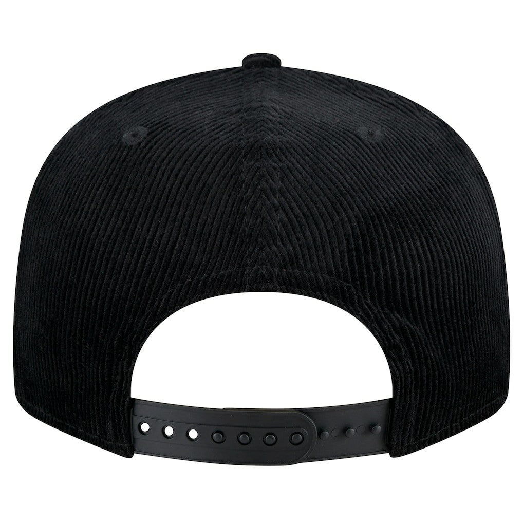 Chicago Bulls Throwback Display Corduroy 9FIFTY Snapback Hat Black - NBA