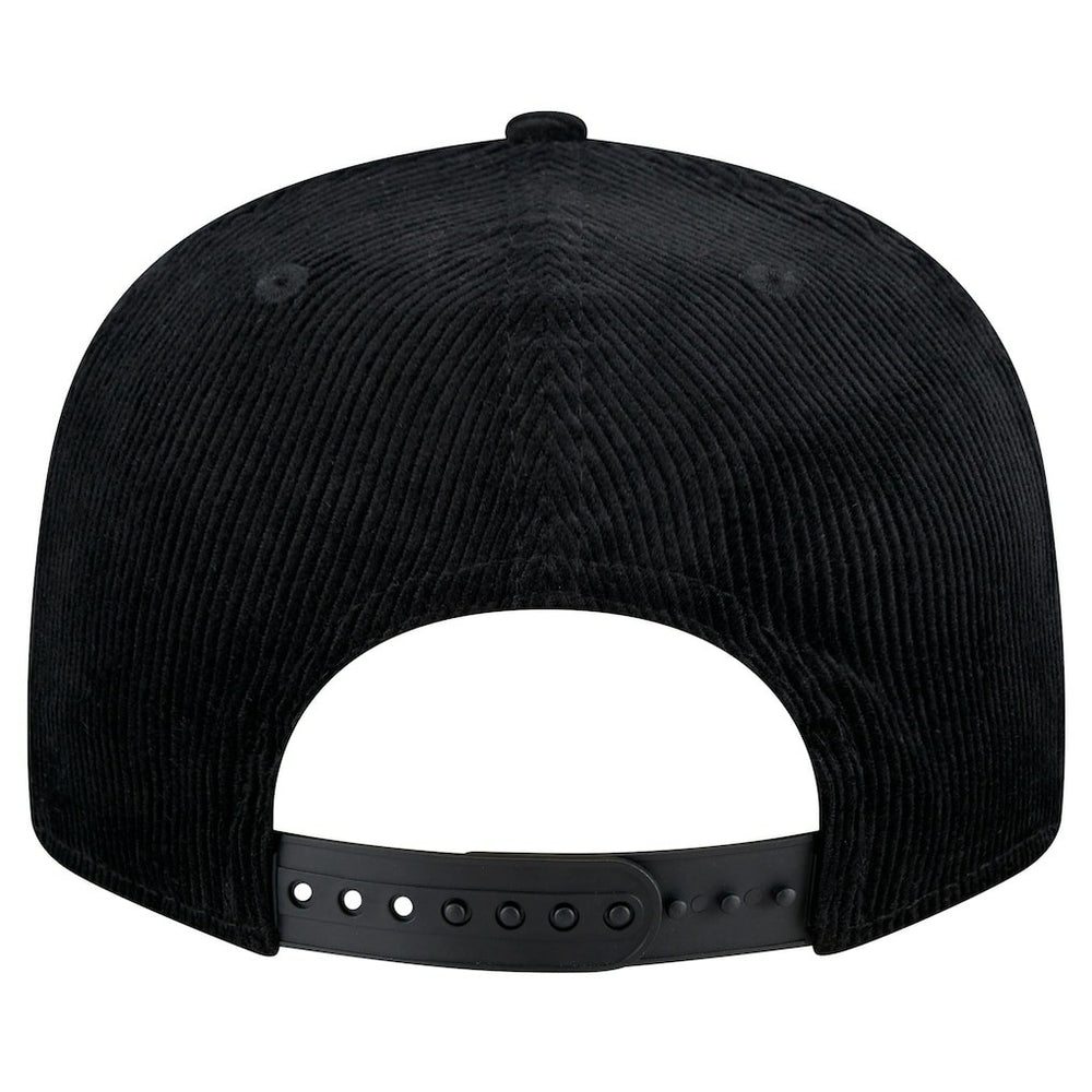 Chicago Bulls Throwback Display Corduroy 9FIFTY Snapback Hat Black - NBA