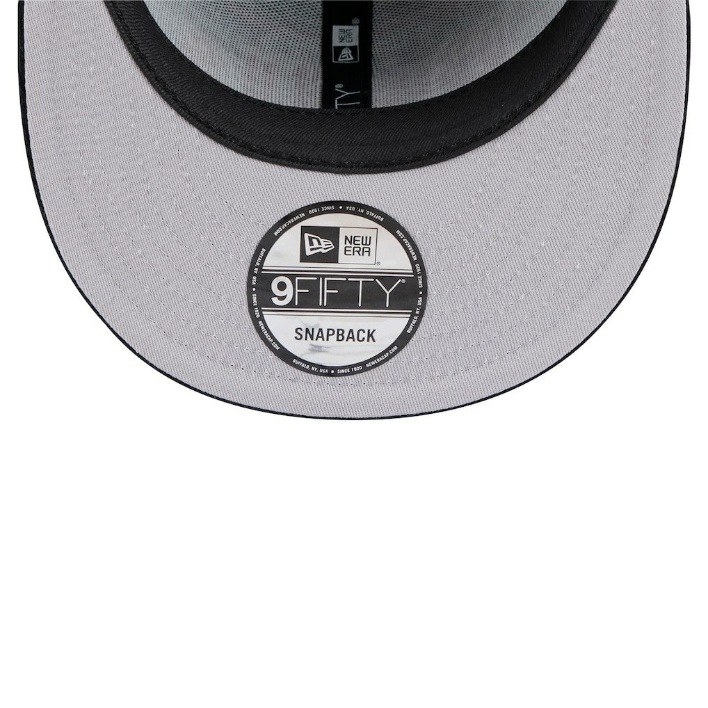 Chicago Bulls Throwback Display Corduroy 9FIFTY Snapback Hat Black - NBA