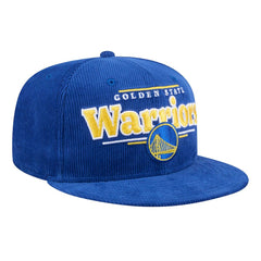 Golden State Warriors Throwback Display Corduroy 9FIFTY Snapback Hat Royal - NBA