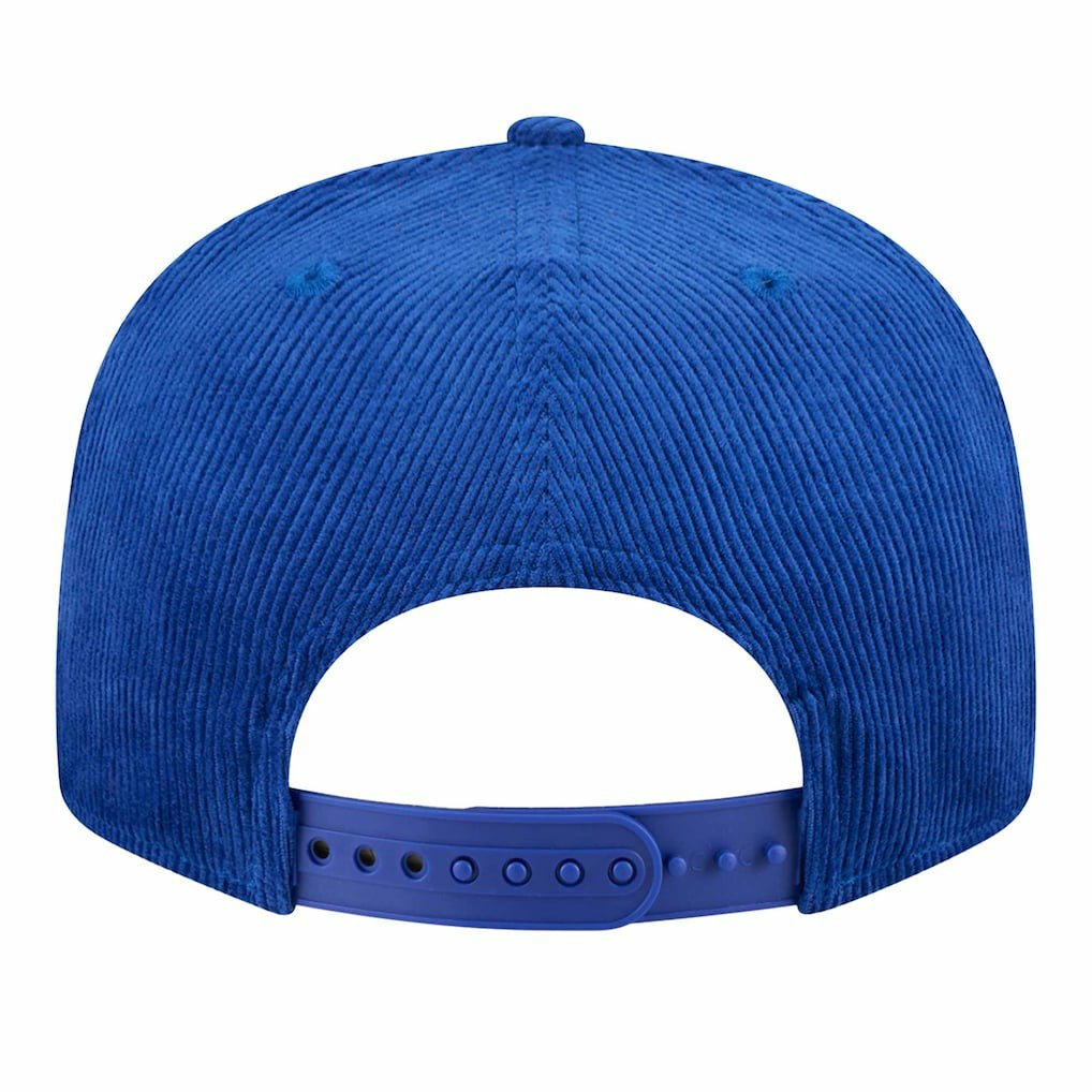 Golden State Warriors Throwback Display Corduroy 9FIFTY Snapback Hat Royal - NBA