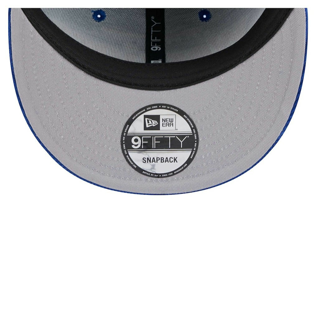 Golden State Warriors Throwback Display Corduroy 9FIFTY Snapback Hat Royal - NBA