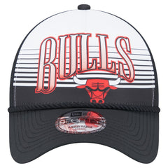 Chicago Bulls Black Throwback Gradient A-Frame 9FORTY Adjustable Hat - NBA