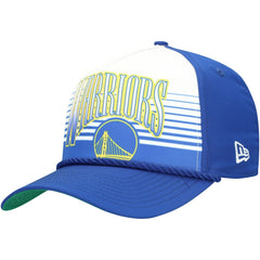 Golden State Warriors Royal Throwback Gradient A-Frame 9FORTY Adjustable Hat - NBA