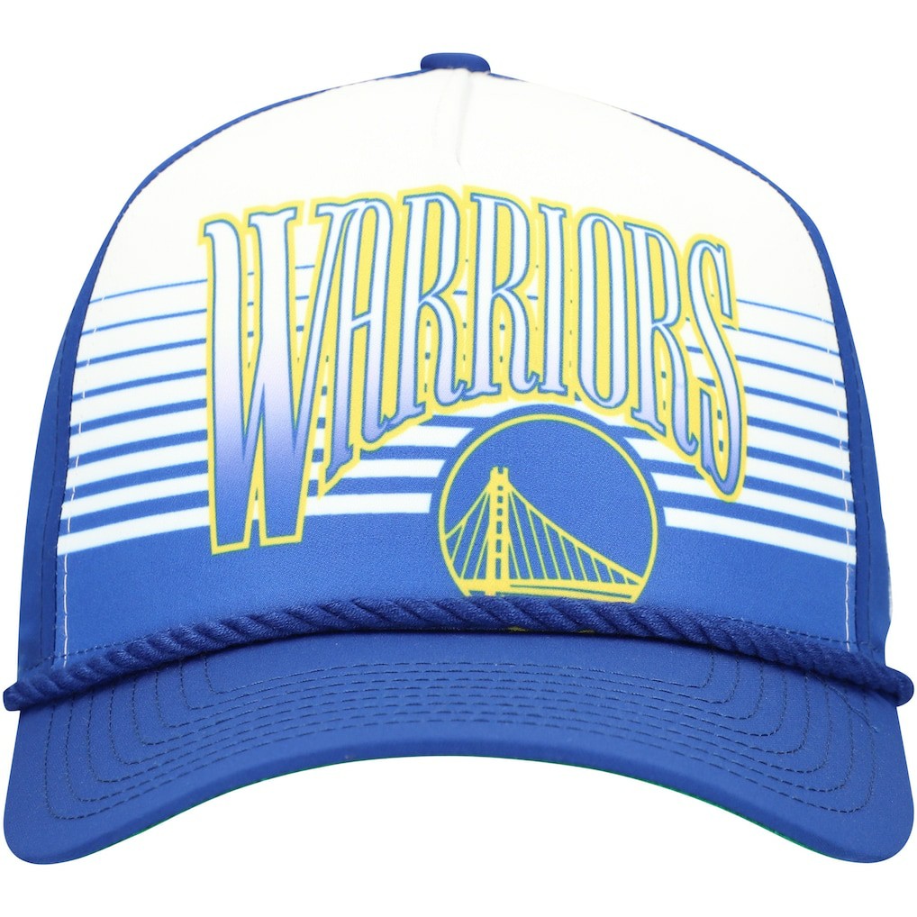 Golden State Warriors Royal Throwback Gradient A-Frame 9FORTY Adjustable Hat - NBA