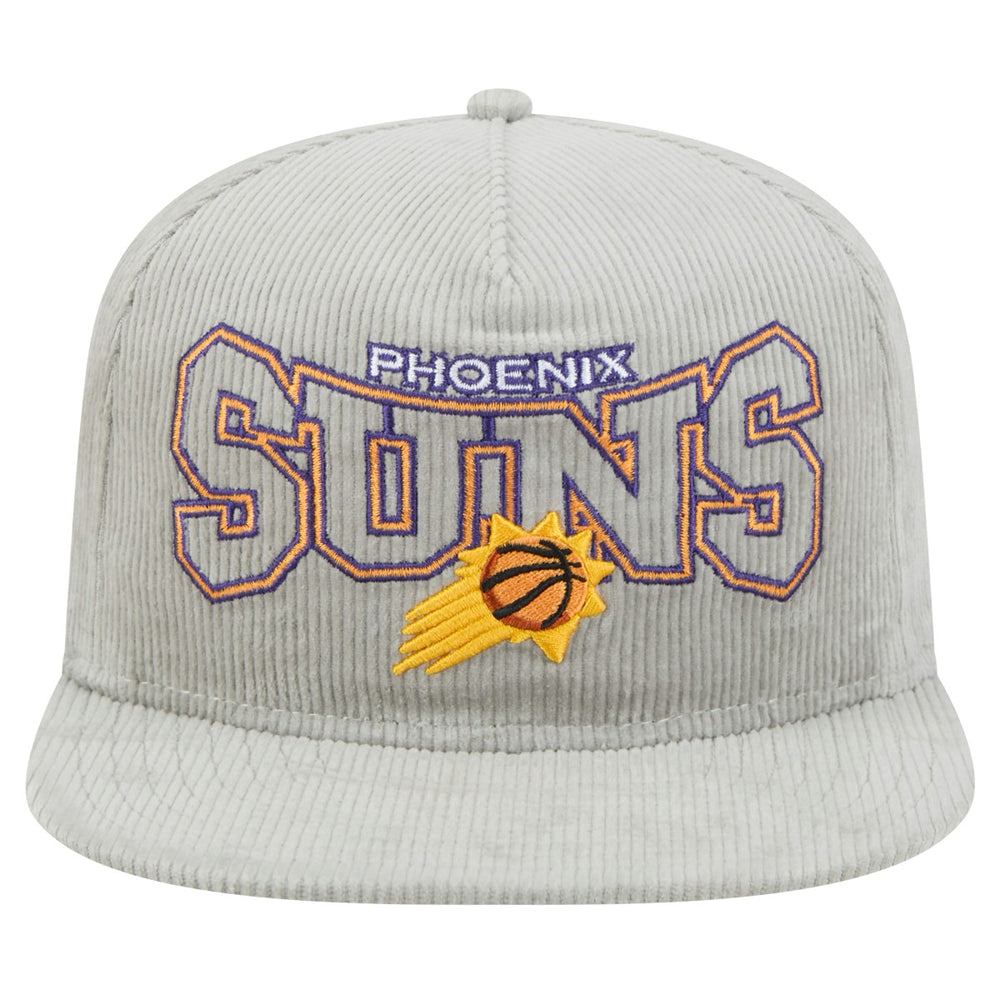Phoenix Suns Throwback Corduroy Golfer Snapback Hat Gray - NBA