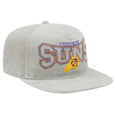 Phoenix Suns Throwback Corduroy Golfer Snapback Hat Gray - NBA
