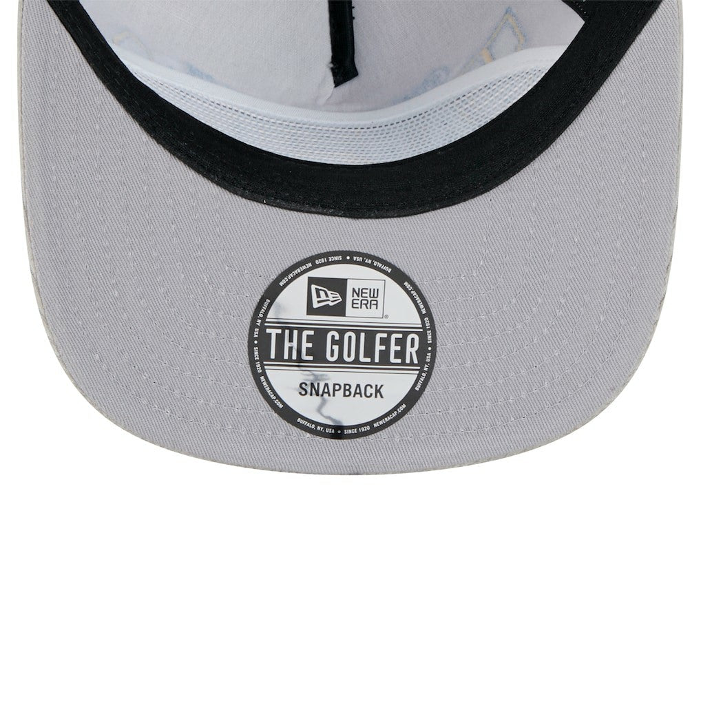 Golden State Warriors Throwback Corduroy Golfer Snapback Hat Gray - NBA