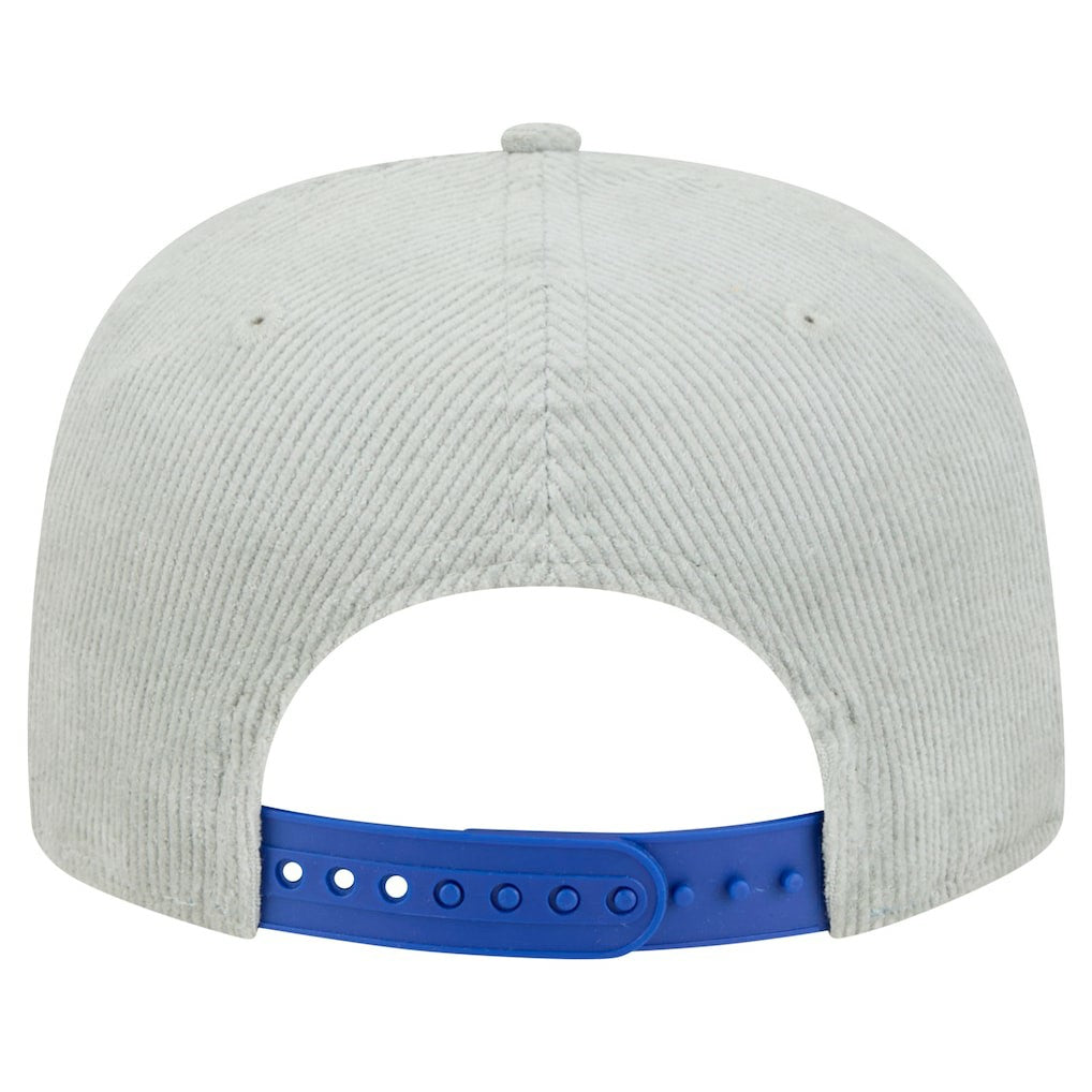Philadelphia 76ers Throwback Corduroy Golfer Snapback Hat Gray - NBA