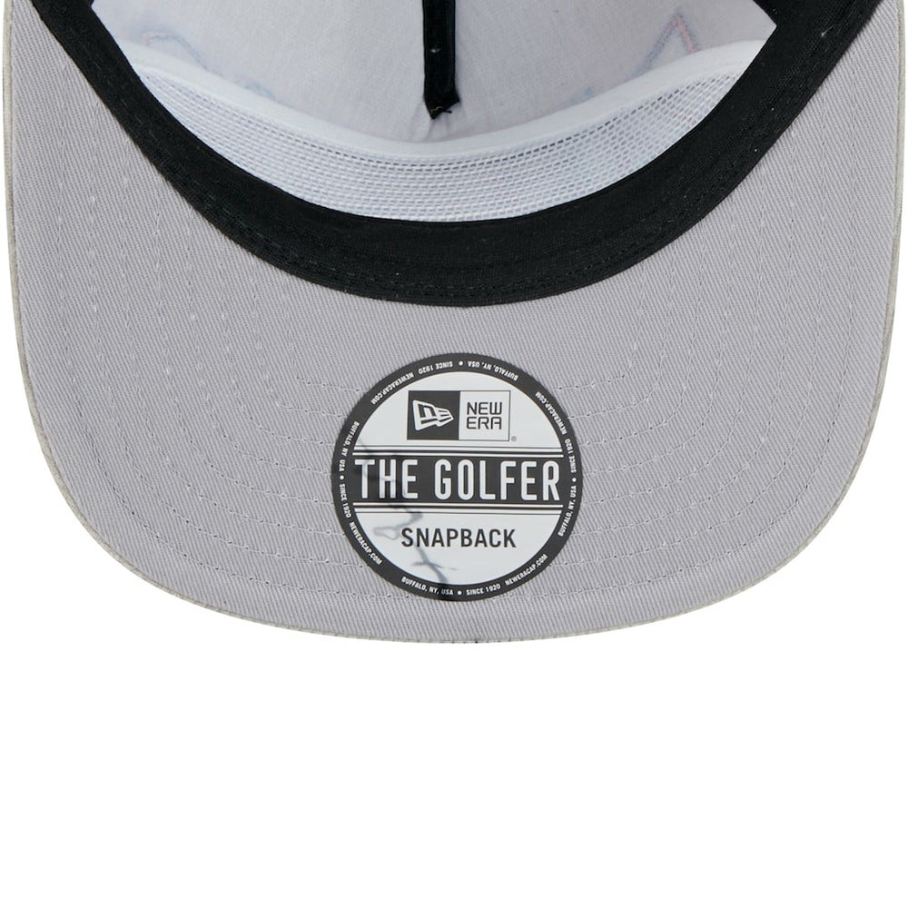 Philadelphia 76ers Throwback Corduroy Golfer Snapback Hat Gray - NBA