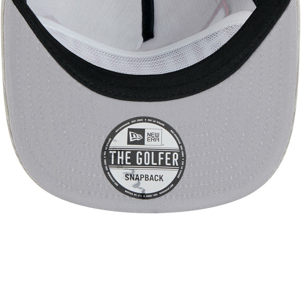 Chicago Bulls Throwback Corduroy Golfer Snapback Hat Gray - NBA