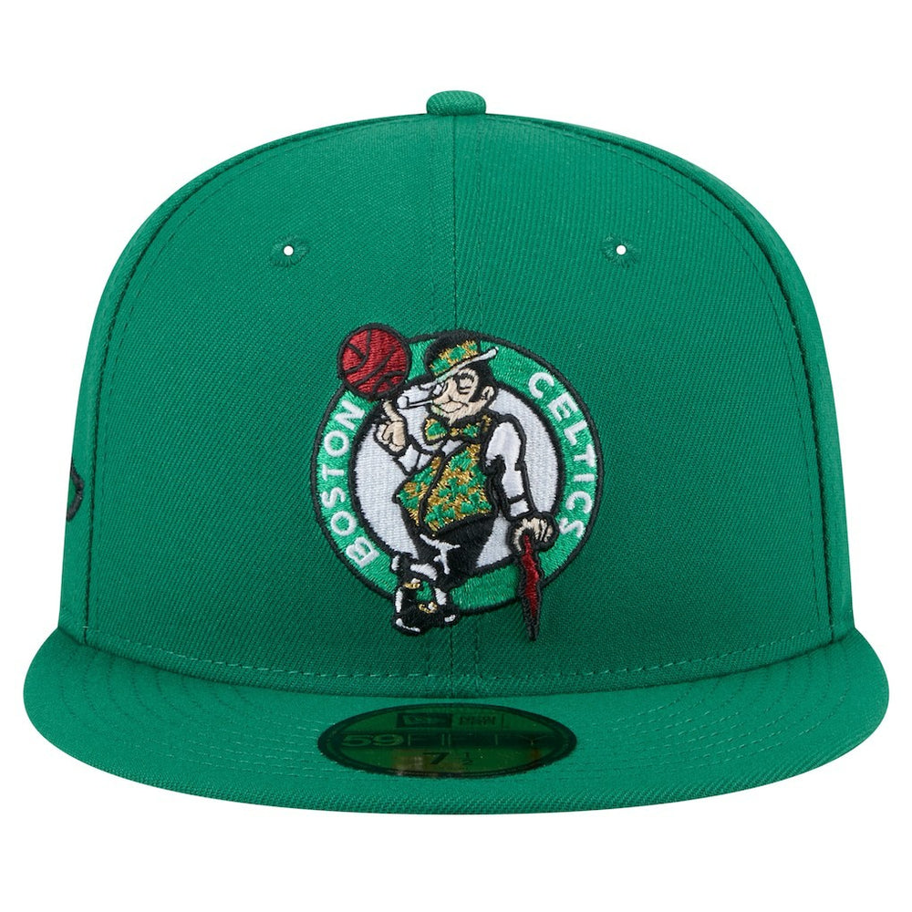 Boston Celtics Throwback Pennant 59FIFTY Fitted Hat Kelly Green - NBA