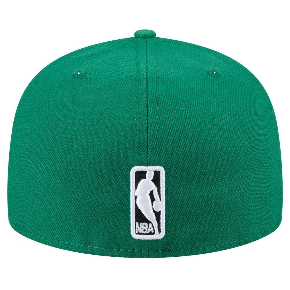 Boston Celtics Throwback Pennant 59FIFTY Fitted Hat Kelly Green - NBA
