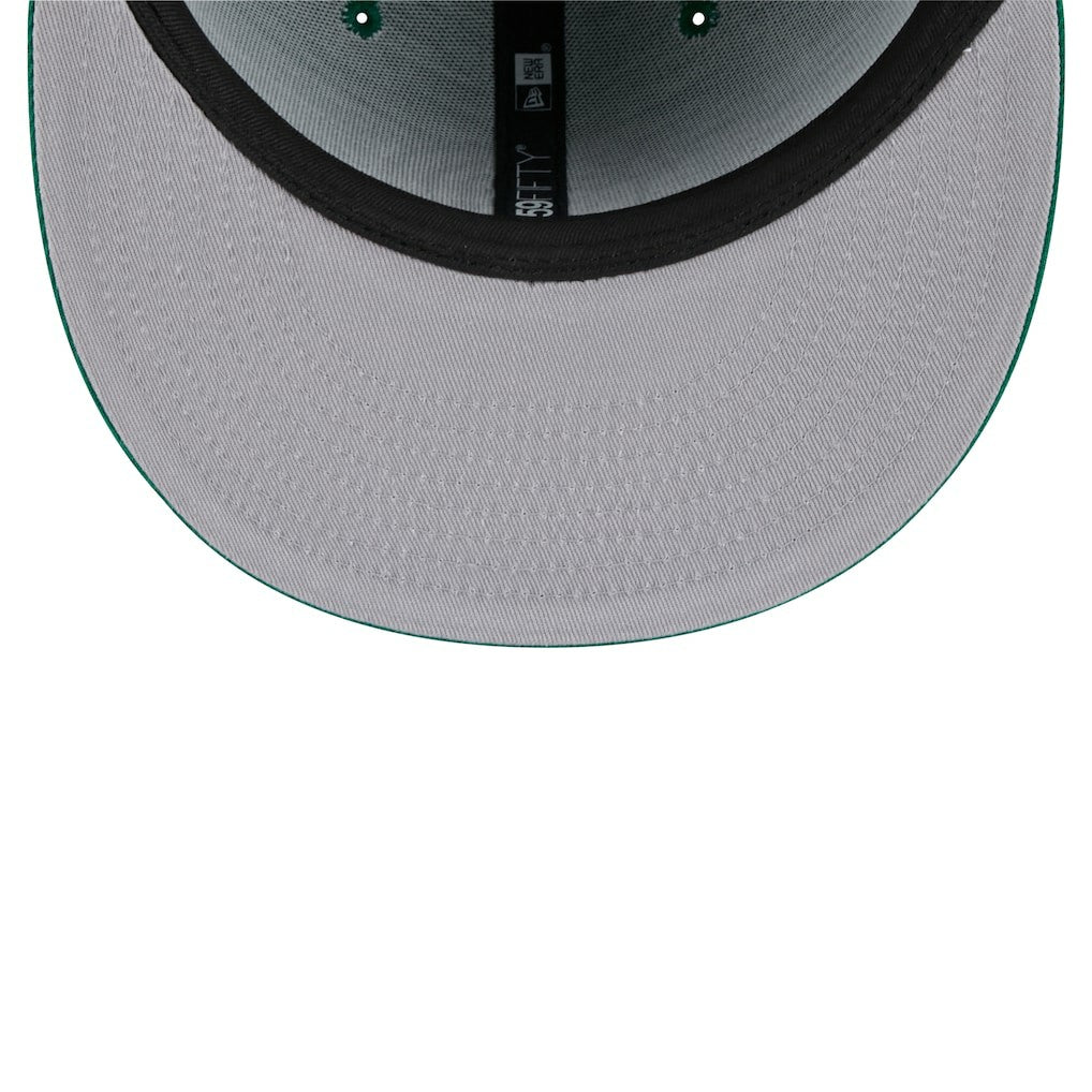 Boston Celtics Throwback Pennant 59FIFTY Fitted Hat Kelly Green - NBA