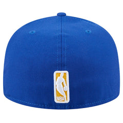 Golden State Warriors Throwback Pennant 59FIFTY Fitted Hat Royal - NBA
