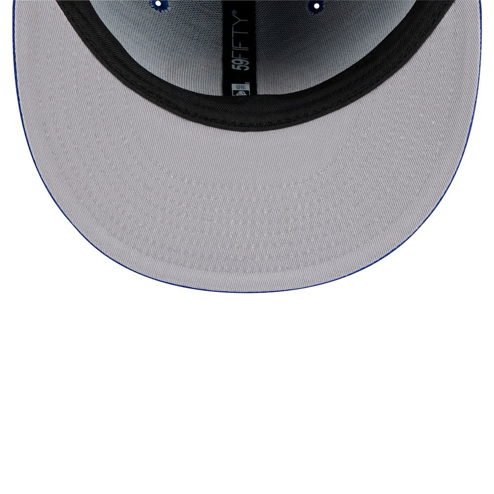 Golden State Warriors Throwback Pennant 59FIFTY Fitted Hat Royal - NBA