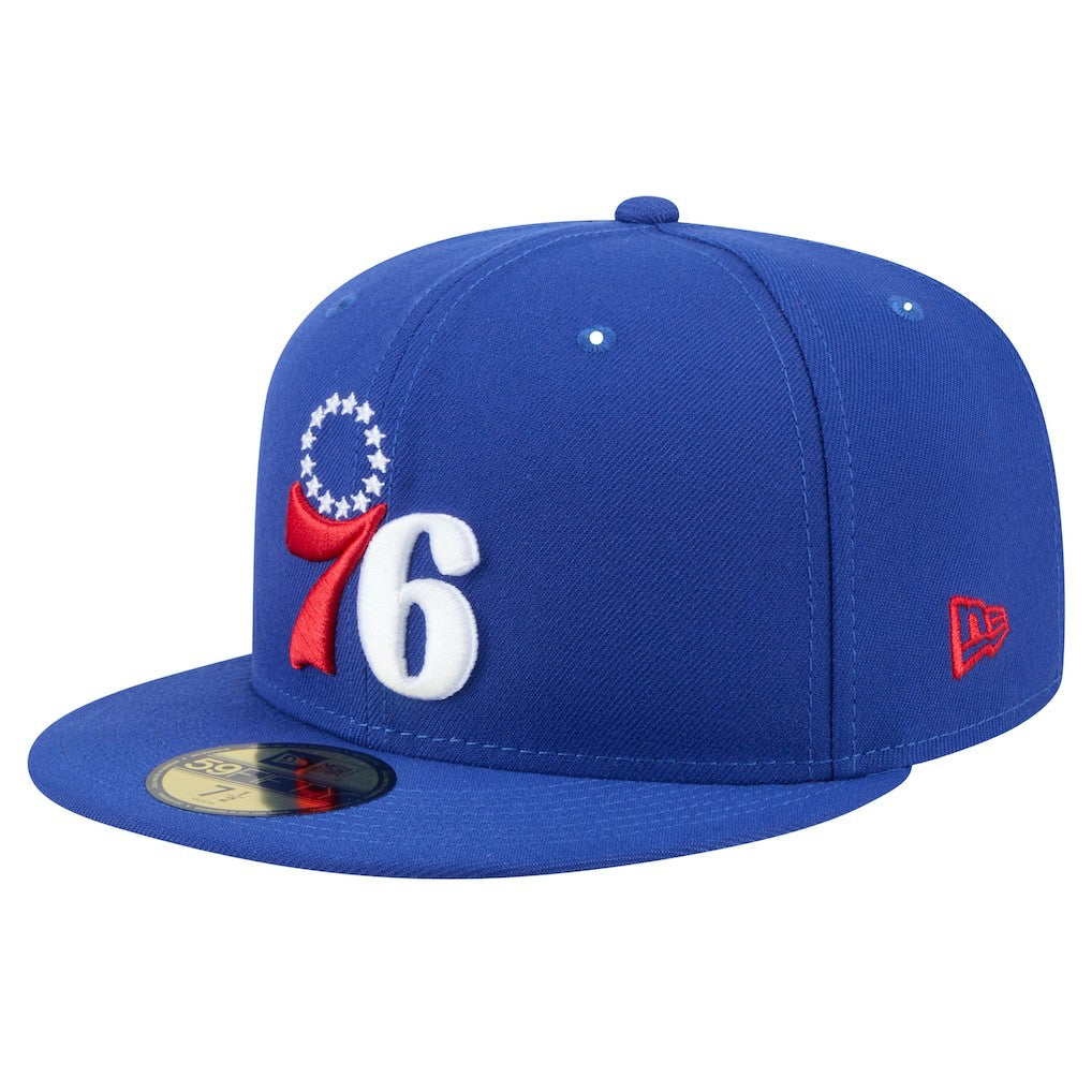 Philadelphia 76ers Throwback Pennant 59FIFTY Fitted Hat Royal - NBA
