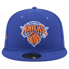 New York Knicks Throwback Pennant 59FIFTY Fitted Hat Blue - NBA