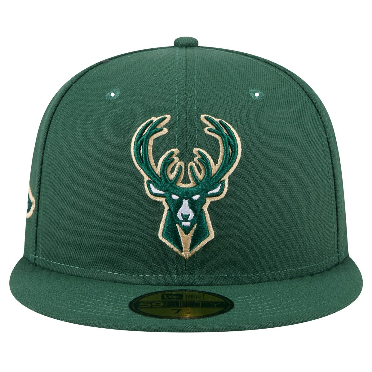 Milwaukee Bucks Throwback Pennant 59FIFTY Fitted Hat Hunter Green - NBA