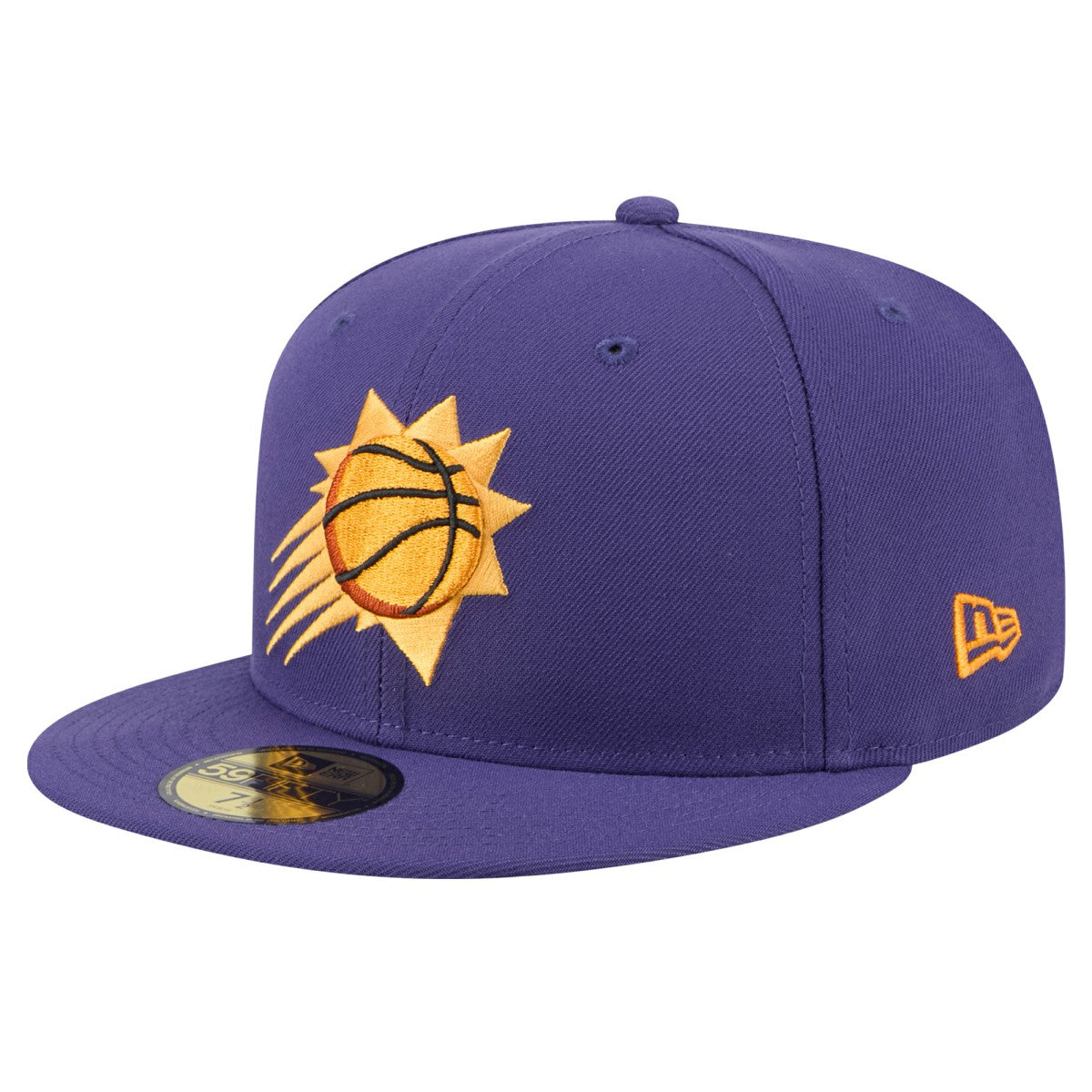 Phoenix Suns Throwback Pennant 59FIFTY Fitted Hat Purple - NBA