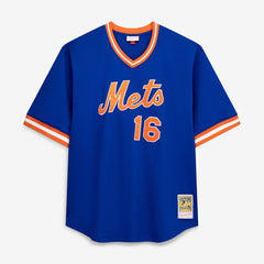 Dwight Gooden New York Mets Profile Big & Tall Cooperstown Collection Mesh Batting Practice Jersey - MLB