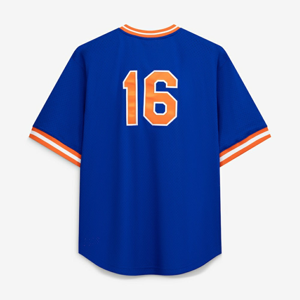 Dwight Gooden New York Mets Profile Big & Tall Cooperstown Collection Mesh Batting Practice Jersey - MLB