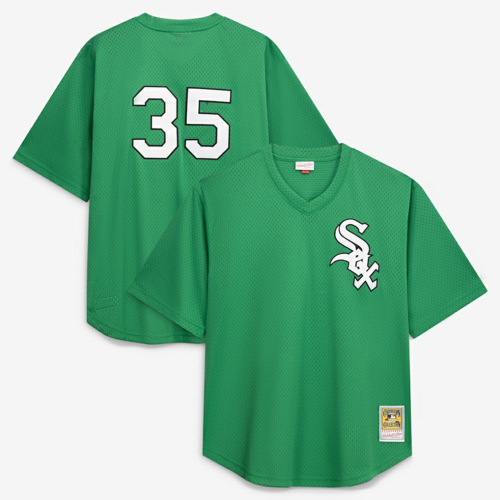 Frank Thomas Chicago White Sox Profile Big & Tall Cooperstown Collection Mesh Batting Practice Jersey - MLB