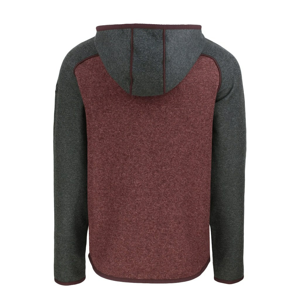Washington Commanders Cutter & Buck Mainsail Full-Zip Hooded Jacket Heather Burgundy | NFL