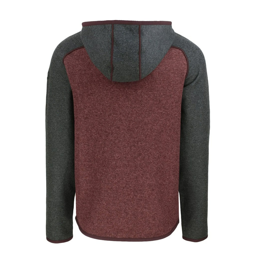 Washington Commanders Cutter & Buck Mainsail Full-Zip Hooded Jacket Heather Burgundy | NFL