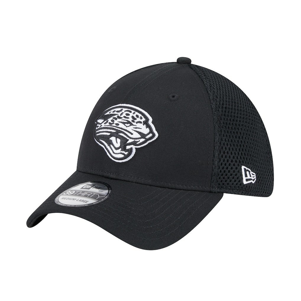 New Era Jacksonville Jaguars Black Main Neo 39THIRTY Flex Hat | NFL
