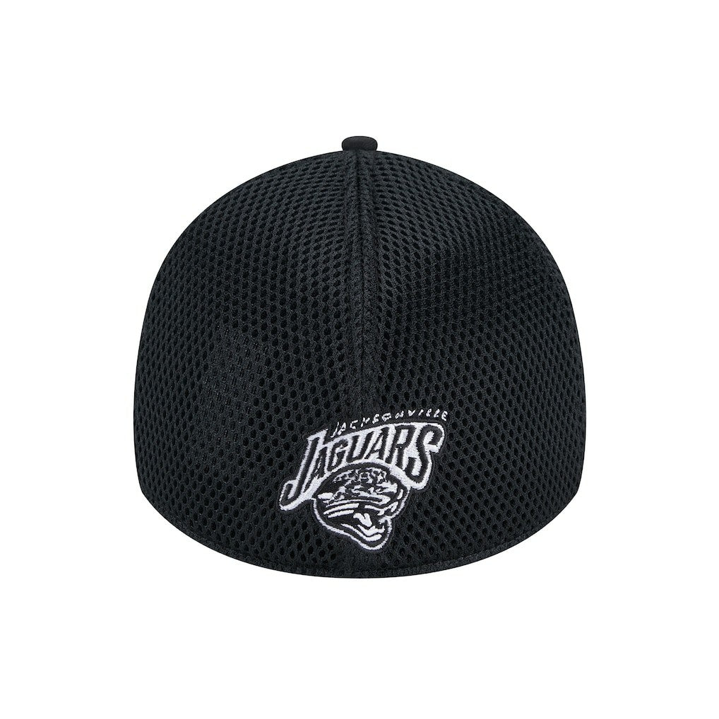 New Era Jacksonville Jaguars Black Main Neo 39THIRTY Flex Hat | NFL