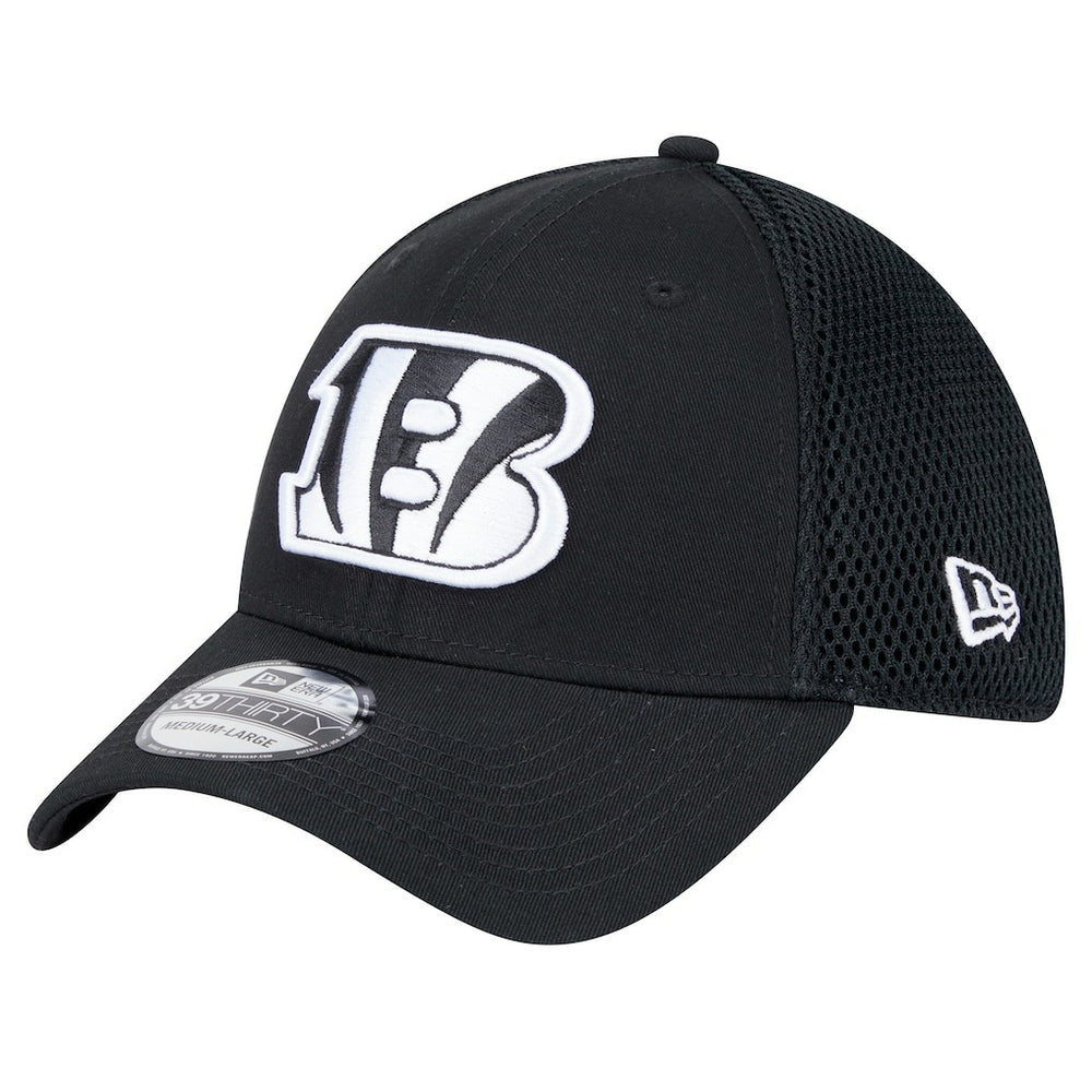 New Era Cincinnati Bengals Black Main Neo 39THIRTY Flex Hat | NFL