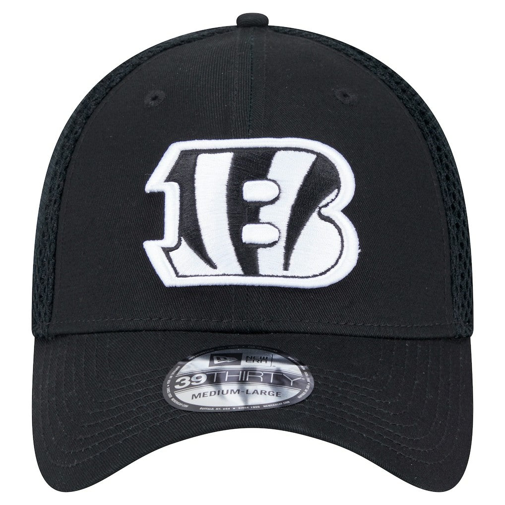 New Era Cincinnati Bengals Black Main Neo 39THIRTY Flex Hat | NFL